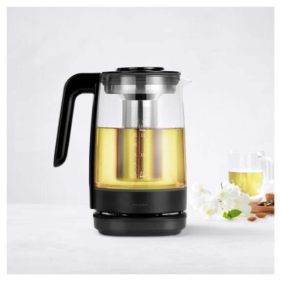 Zwilling KETTLE Zwilling Enfinigy 1.7 Litre Glass Kettle Black ZW-53102-501-0