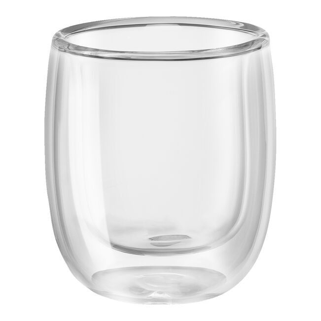 Zwilling Knife Zwilling Double Walled Espresso Glass Set 2 Piece ZW-39500-075-0
