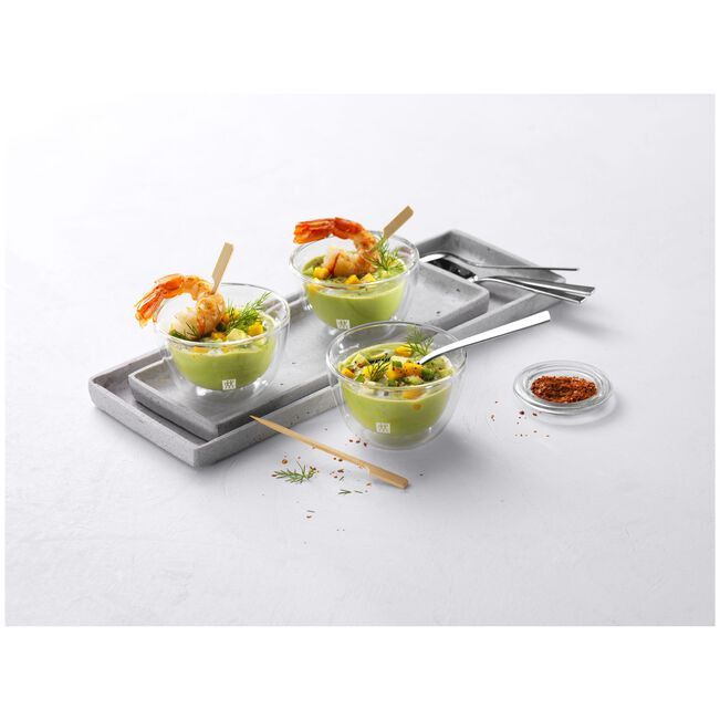 Zwilling Knife Zwilling Double Walled Tapas Glass Bowl Set 3 Piece ZW-39500-227-0