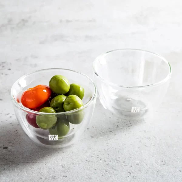 Zwilling Knife Zwilling Double Walled Tapas Glass Bowl Set 3 Piece ZW-39500-227-0