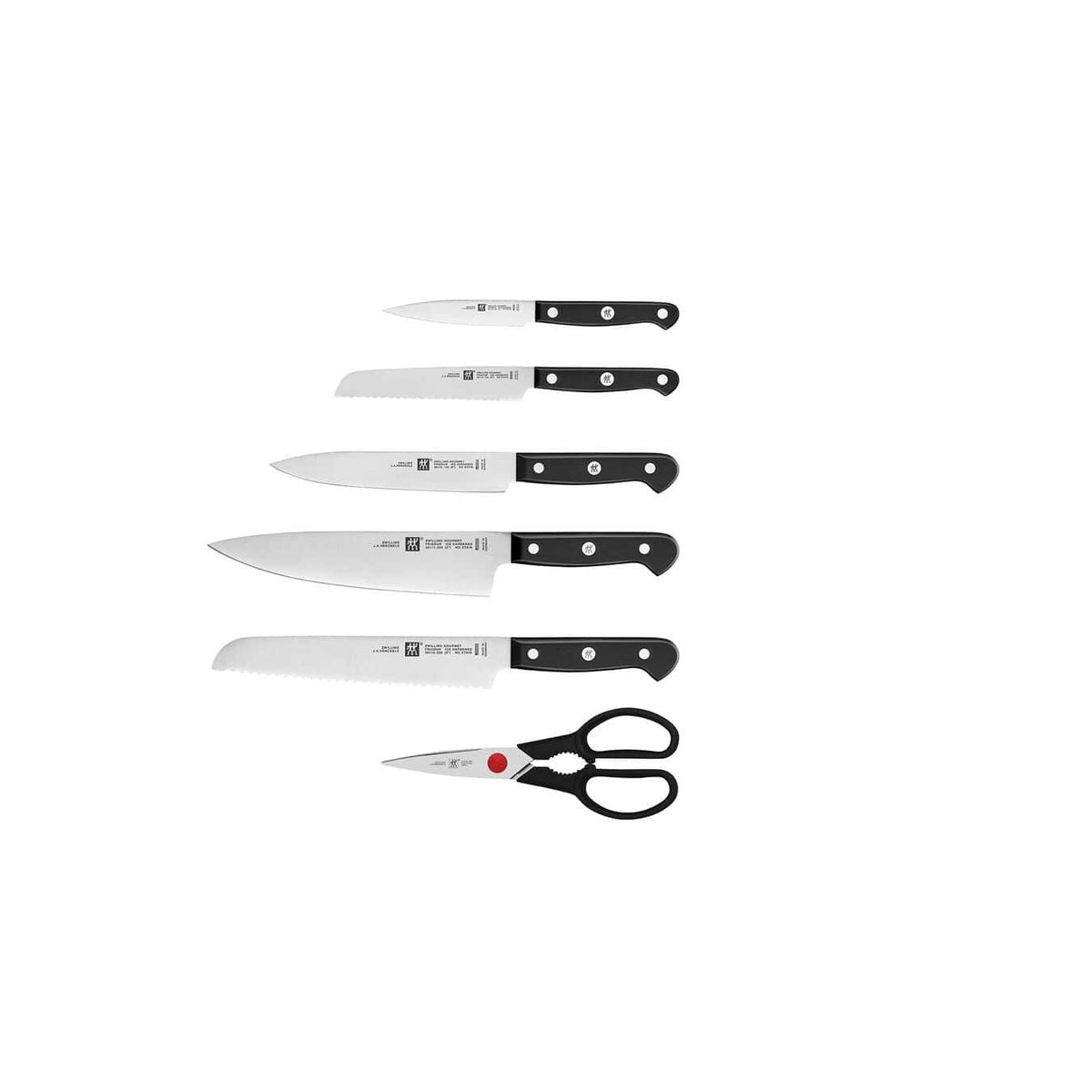 Zwilling Knife Zwilling Gourmet Sharpblock 7 Piece Knife Block Set ZW-36133-000-0