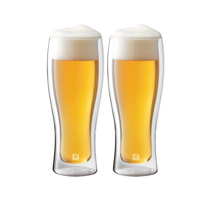 Zwilling Knife Zwilling Sorrento Double Walled Beer Glass Set 2 Piece ZW-39500-214-0