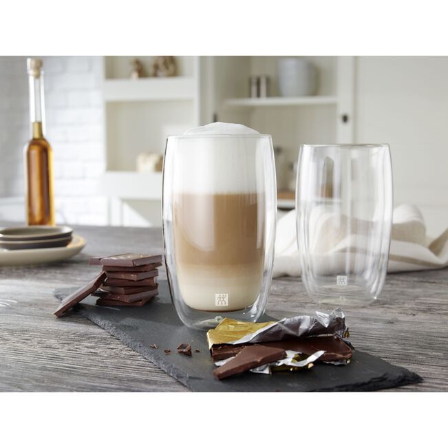 Zwilling Knife Zwilling Sorrento Double Walled Latte Glass Set Piece ZW-39500-078-0