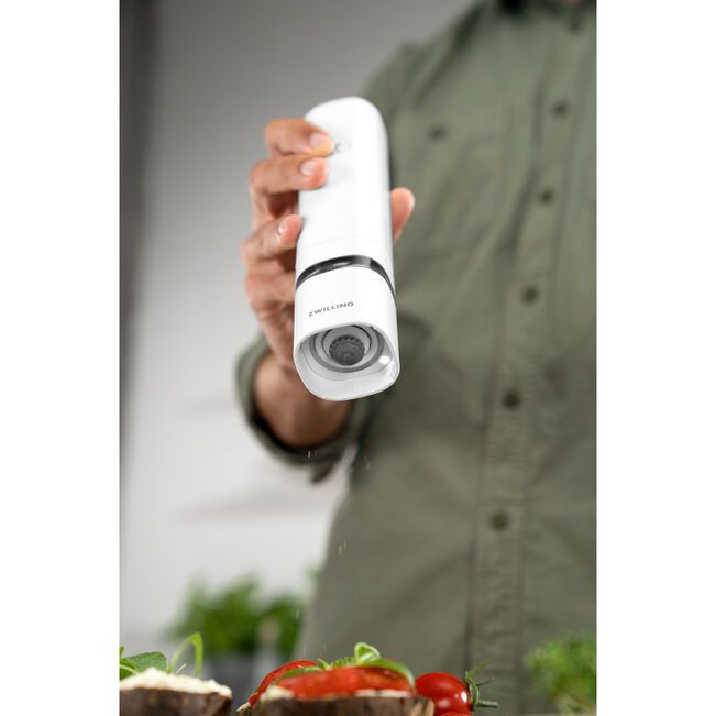 Zwilling Salt & Pepper Zwilling Enfinigy Electric Spice Mill, White ZW-53103-700-0