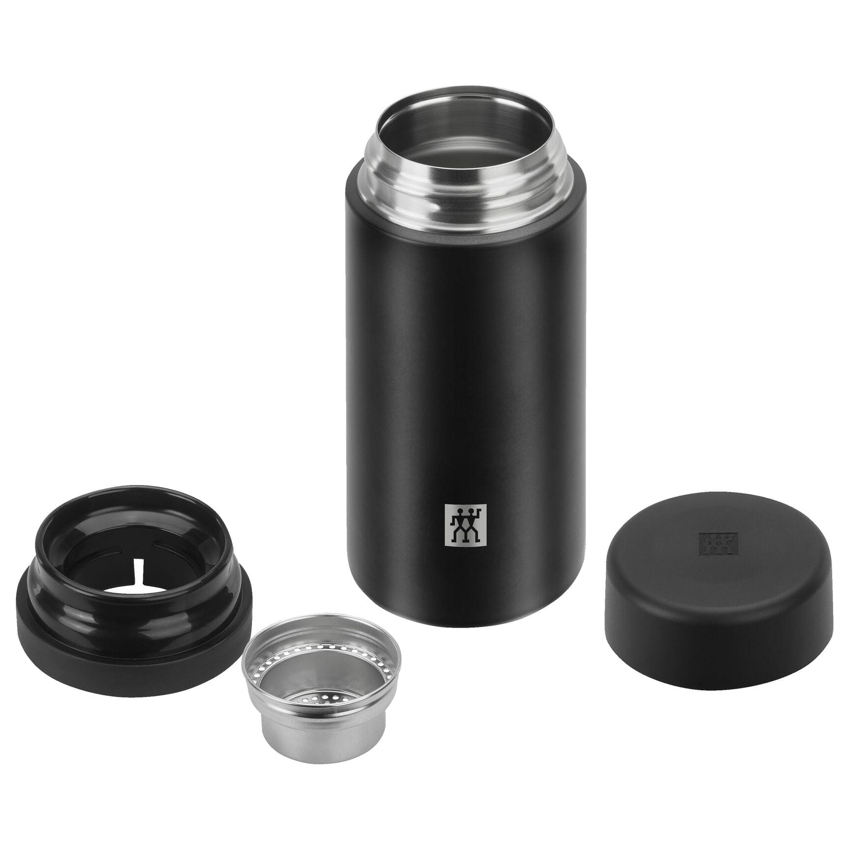 Zwilling Travel Mug Zwilling Thermo 420ml Tea & Fruit Infuser Bottle Black ZW39500-512 (7416603836505)
