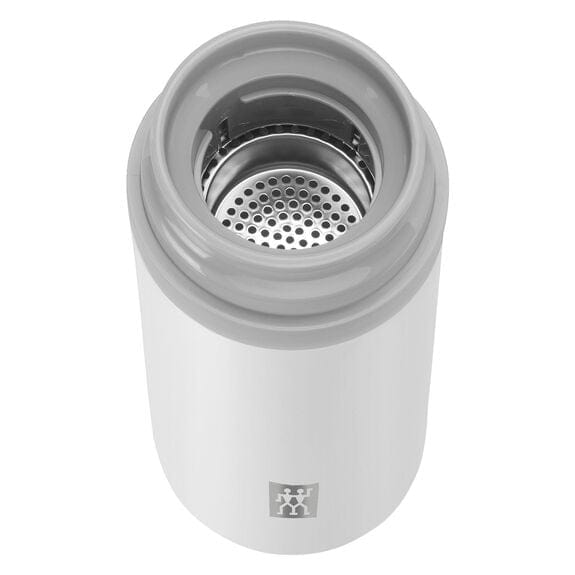 Zwilling Travel Mug Zwilling Thermo 420ml Tea & Fruit Infuser Bottle White ZW39500-511 (7416599019609)