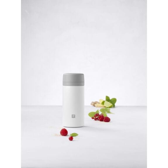 Zwilling Travel Mug Zwilling Thermo 420ml Tea & Fruit Infuser Bottle White ZW39500-511 (7416599019609)