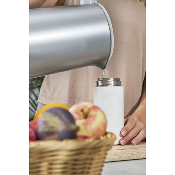Zwilling Travel Mug Zwilling Thermo 420ml Tea & Fruit Infuser Bottle White ZW39500-511 (7416599019609)