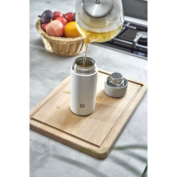 Zwilling Travel Mug Zwilling Thermo 420ml Tea & Fruit Infuser Bottle White ZW39500-511 (7416599019609)