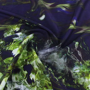 100% COTTON Dress Fabrics Purple Printed Cotton Floral Fabric 150cm (7190569156697)