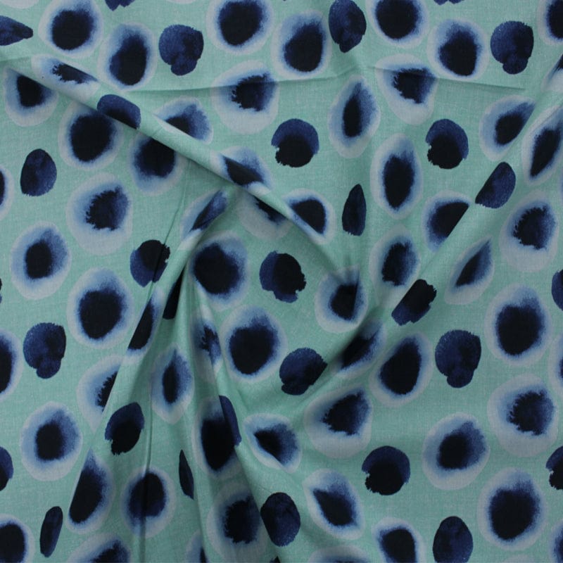 100% COTTON Usa 100% Cotton Craft Circles Fabric 110cm (6940653027417)