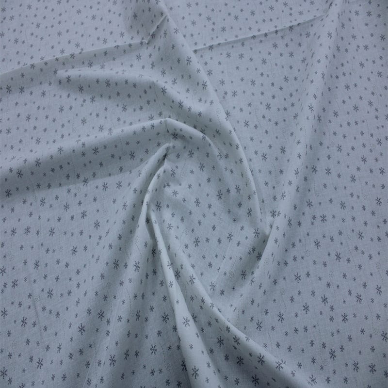 100% COTTON White Usa 100% Cotton Craft Snow Fabric 110cm (6940724035673)