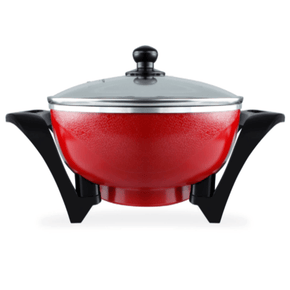 Mellerware WOK Mellerware 1500W Bangkok Wok Aluminium Red 33x9cm (6781625172057)