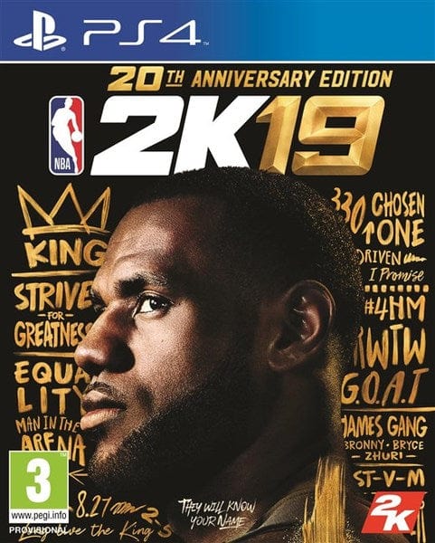 2K Games Gaming NBA 2K19 - 20th Anniversary Edition (PS4) (2061833240665)