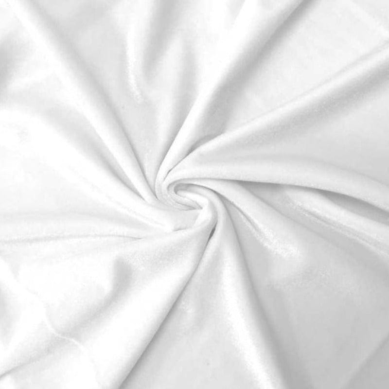 4 WAY STRETCH Dress Fabrics White 150 CM 4 Way Stretch Fabric 150 cm (4757650964569)
