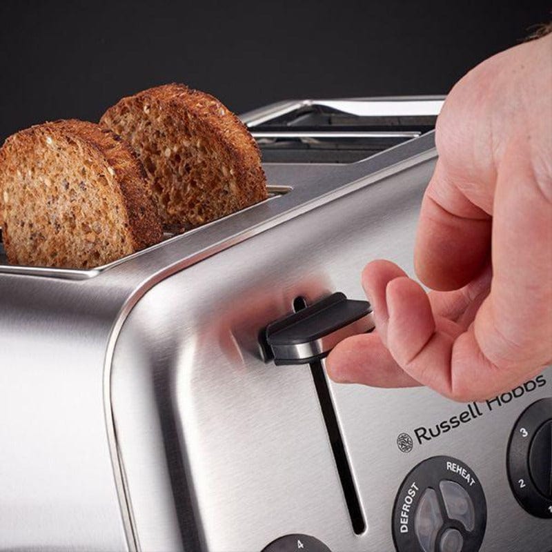 Russell Hobbs TOASTER Russell Hobbs 4 Slice Stainless Steel Toaster 13976 (6818672574553)