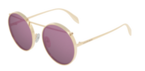 Alexander McQueen Sunglass Alexander McQueen Unisex Sunglass AM0137SA-005 54 (6539995054169)