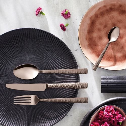 AMEFA CUTLERY Amefa Felicity Champagne Rose Cutlery Set 24pc (7250575032409)