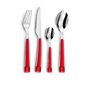 AMEFA CUTLERY Amefa Guimauve 16 Piece Cutlery Set Red (6997362704473)