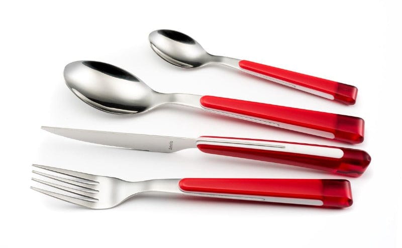 AMEFA CUTLERY Amefa Guimauve 16 Piece Cutlery Set Red (6997362704473)