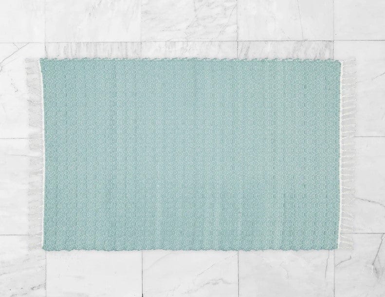 Amelia Jackson RUG Amelia Jackson Cotton Dhurrie Twill Duck Egg 75X120 SBED022 (2061579026521)