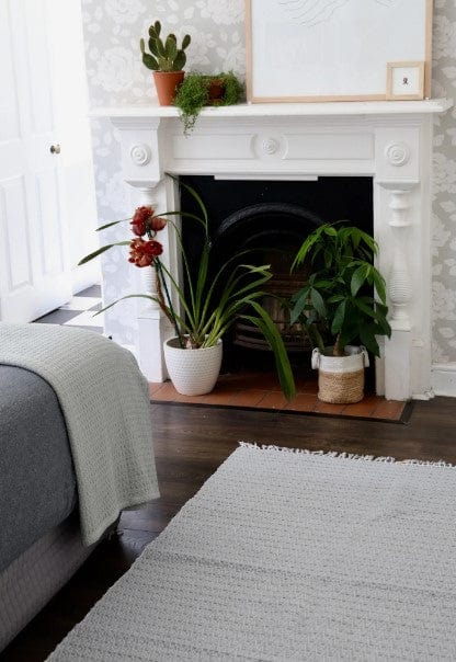 Amelia Jackson RUG Amelia Jackson Cotton Dhurrie Twill Light Grey 75X120 SBED022 (2061579059289)