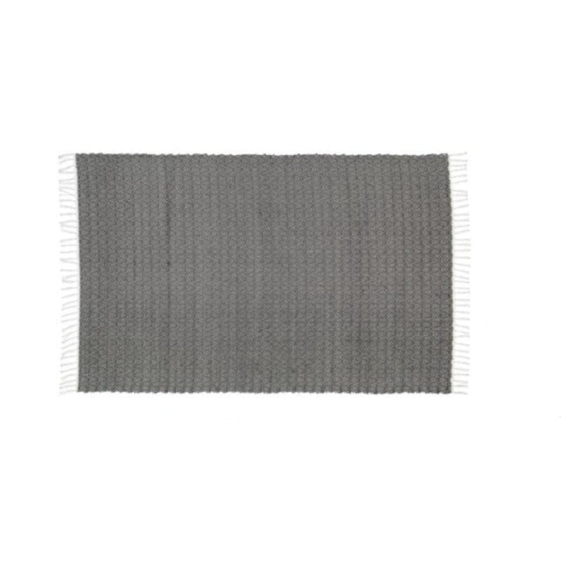 Amelia Jackson RUGS Amelia Jackson Cotton Dhurrie Twill Charcoal 75x120 SBED021 (2061694304345)