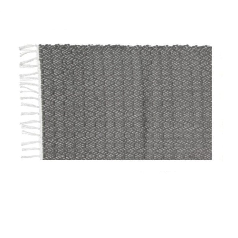 Amelia Jackson RUGS Amelia Jackson Cotton Dhurrie Twill Charcoal 75x120 SBED021 (2061694304345)
