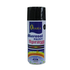 ARTS & CRAFT Habby Black Aesorol Spray Paint Black 450ml (6560912212057)