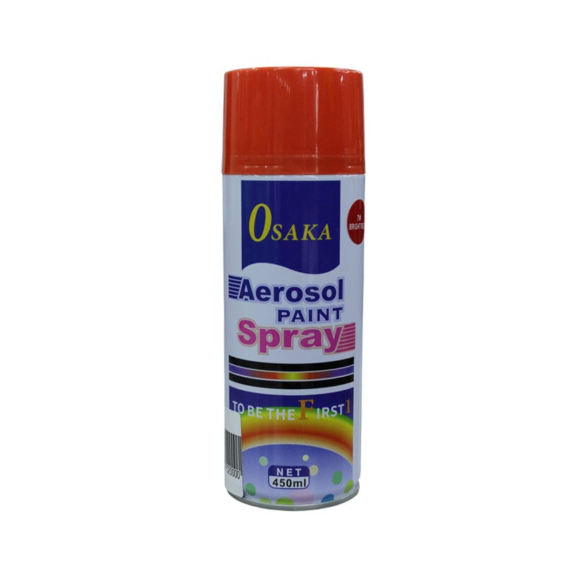 ARTS & CRAFT Habby Bright Red Aesorol Spray Paint Black 450ml (6560912212057)