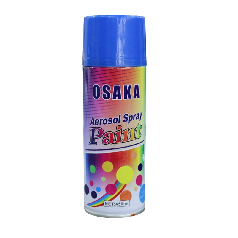 ARTS & CRAFT Habby Diamond Blue Aesorol Spray Paint Black 450ml (6560912212057)