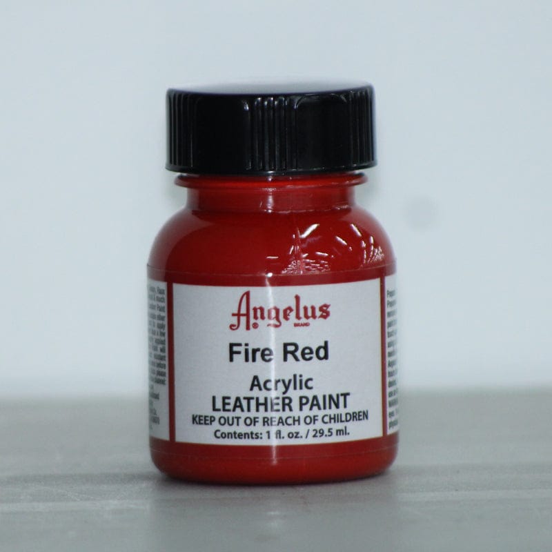 ARTS & CRAFT Habby Fire Red Angelus  Leather Paints 29.5ml (6783273369689)