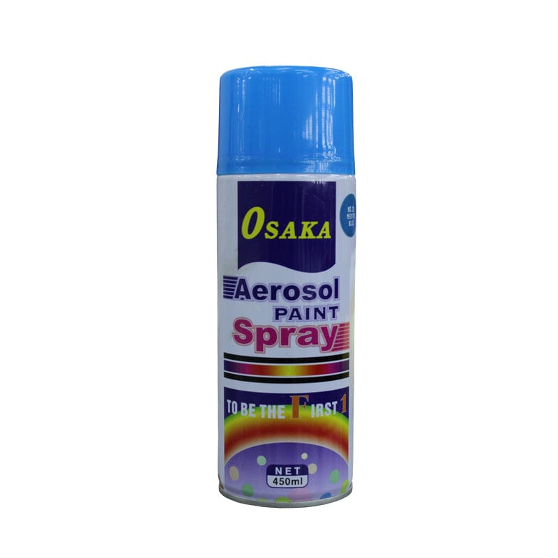 ARTS & CRAFT Habby Medium Blue Aesorol Spray Paint Black 450ml (6560912212057)