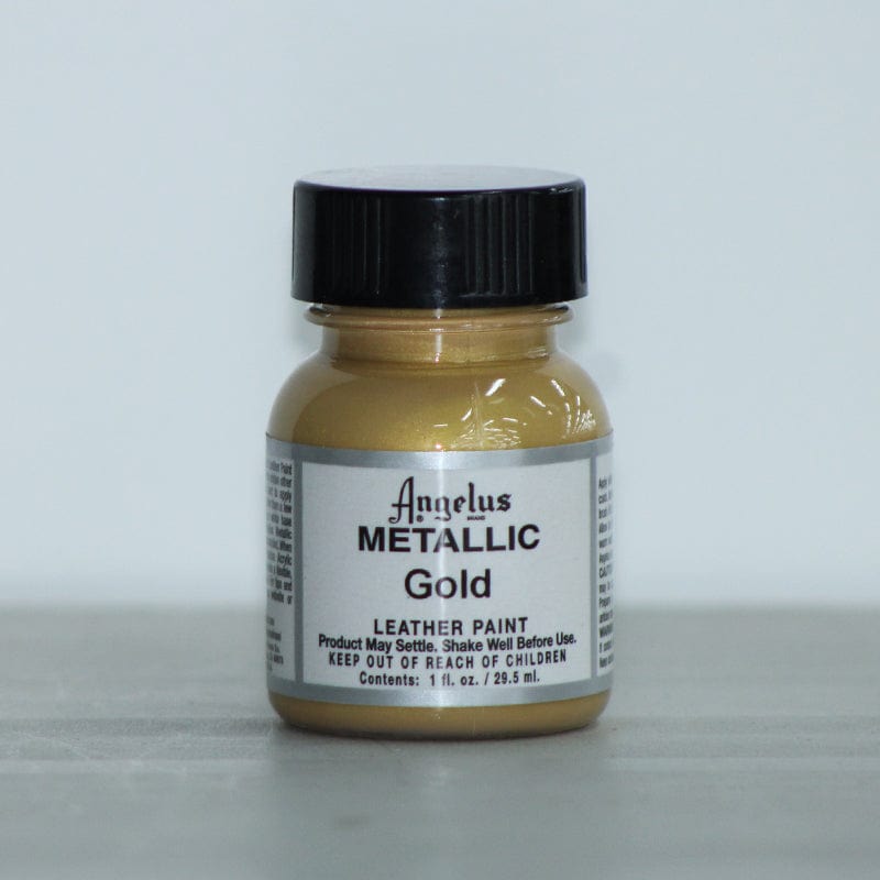 ARTS & CRAFT Habby Metalic Gold Angelus  Leather Paints 29.5ml (6783273369689)