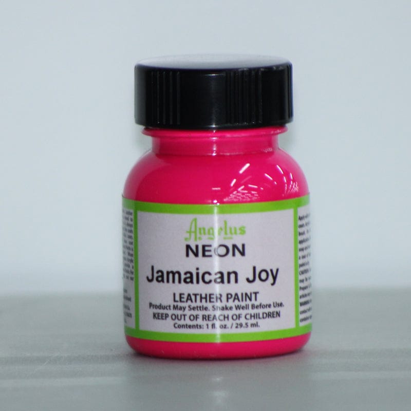ARTS & CRAFT Habby Neon Jamaica Joy Angelus  Leather Paints 29.5ml (6783273369689)