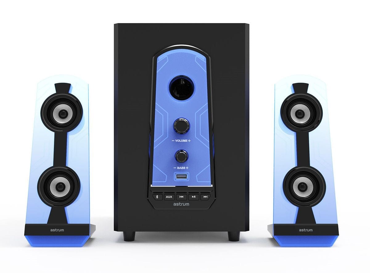 Astrum Speaker Astrum 2.1CH Led Light Wireless Multimedia Speaker - SM070 (6600916369497)