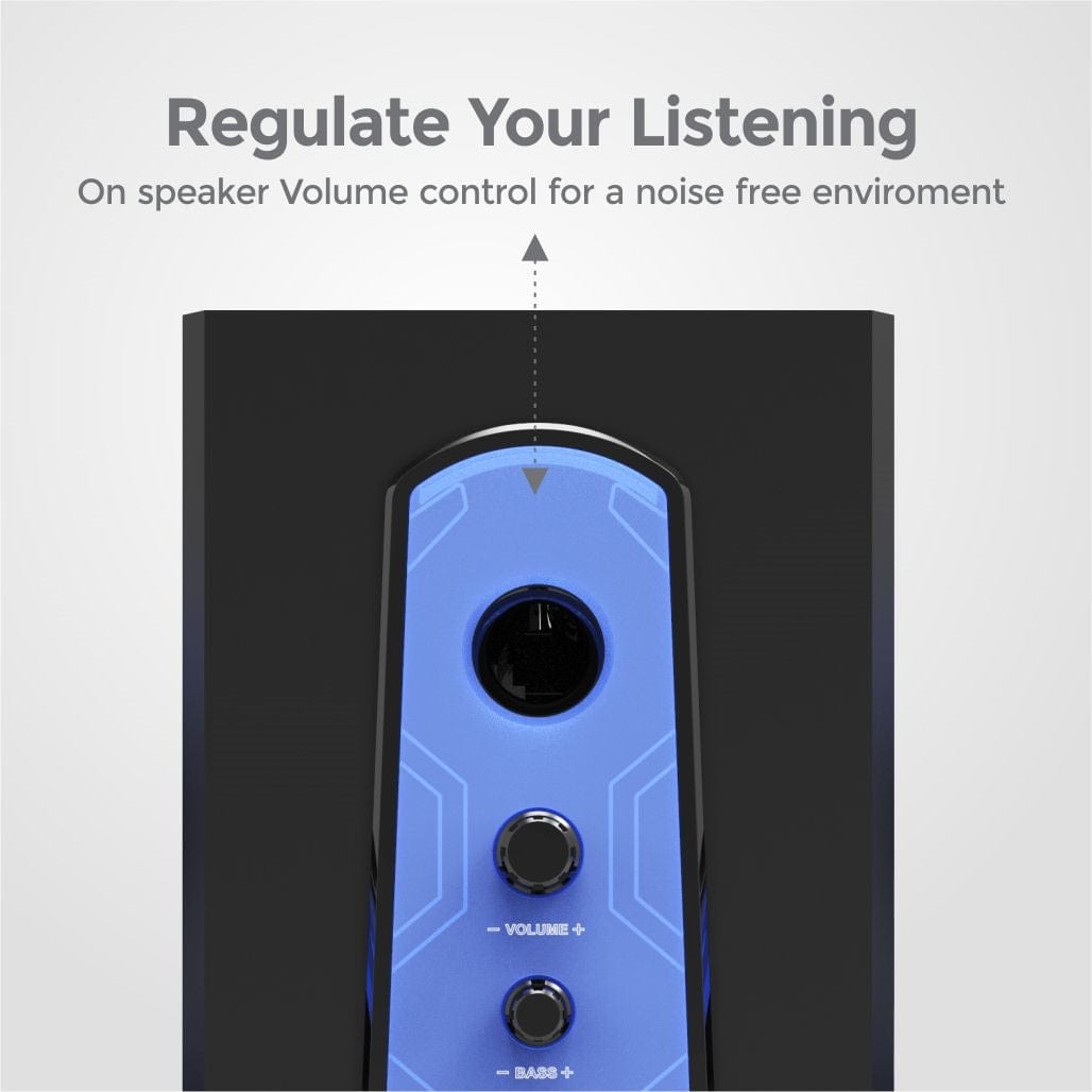 Astrum Speaker Astrum 2.1CH Led Light Wireless Multimedia Speaker - SM070 (6600916369497)