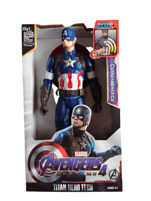 Avengers 4 Gaming Captain America Titan Hero Series Toy (7207135805529)