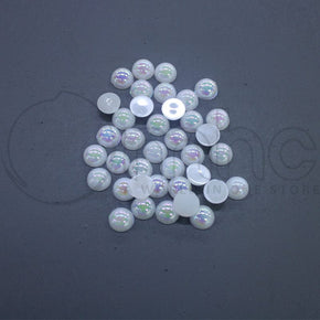 BEADS Habby Half Pearl Beads Medium Shinny White (7240237613145)