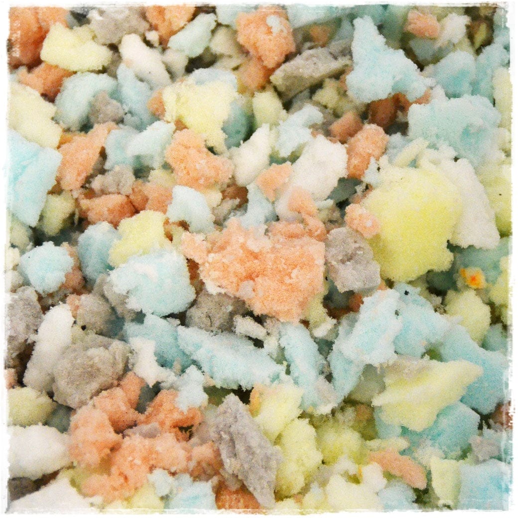 Bed Linen pillow Foam Chips Filling 45x45 500G (7180370313305)