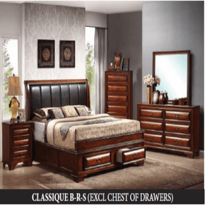 bedroom suite Furniture 5 Piece Classic Bedroom Suite (4749518798937)
