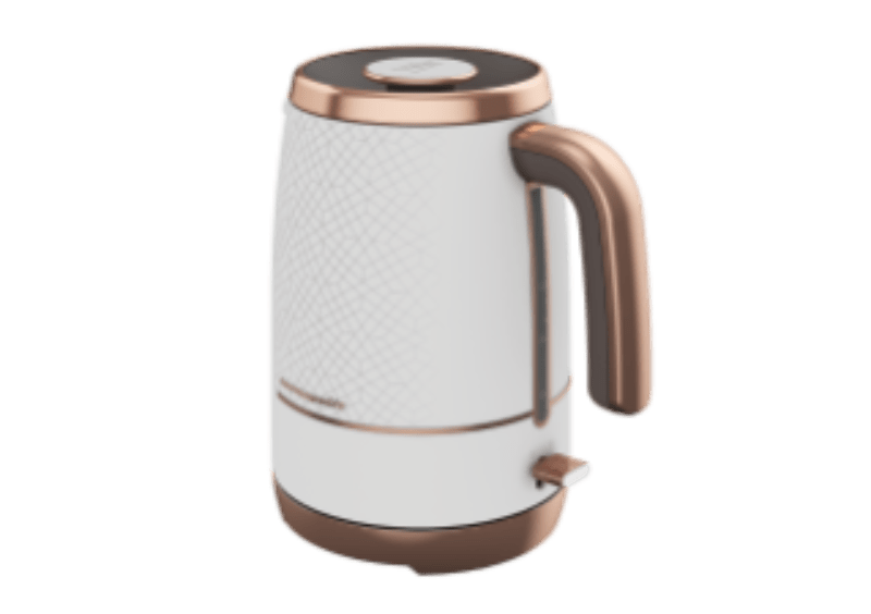 Beko KETTLE Beko 3000W Bullet Kettle 1.7 Litre White Rose Gold WKM8306W (7040624590937)
