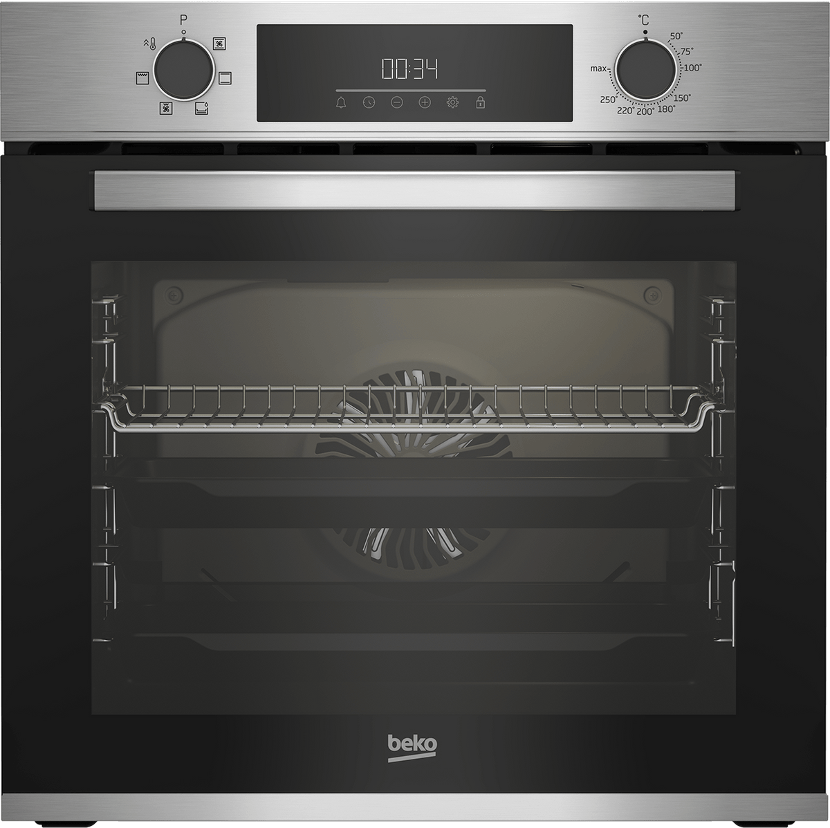 Beko Oven BEKO 60cm Stainless Steel Multifunction Built-in OvenBBIE12300X (7203703226457)