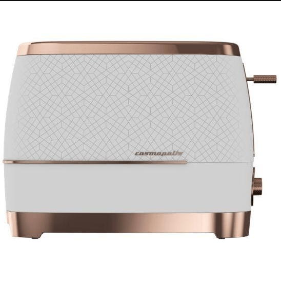 Beko TOASTER Beko Cosmopolis 2 Slice Toaster White Rose Gold TAM 8202W (2061796376665)