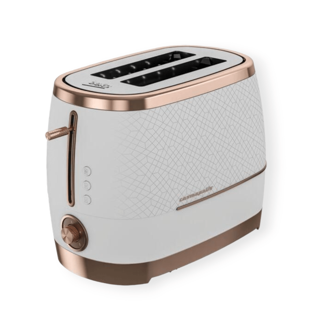 White and rose outlet gold toaster