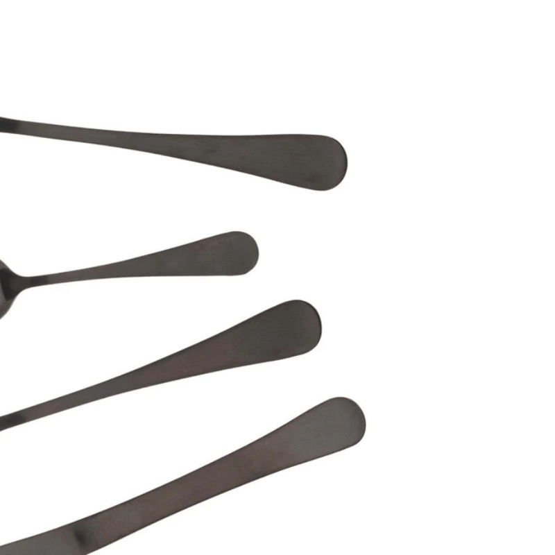 Bergner CUTLERY Bergner Cutlery Black Matt Stainless Steel 24 Piece (2061768032345)