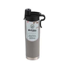 Bergner Travel Mug Bergner Stainless Steel Bottle 500ML Grey BG-37571-MGY (7077884592217)