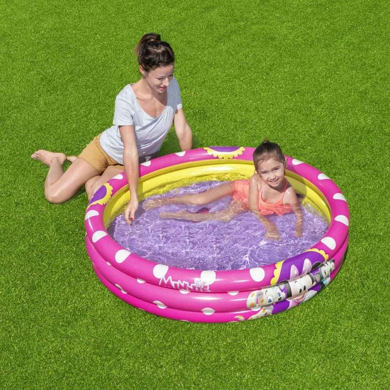 BESTWAY POOL Bestway Minnie Mouse 3-Ring Pool-140L (4322199896153)