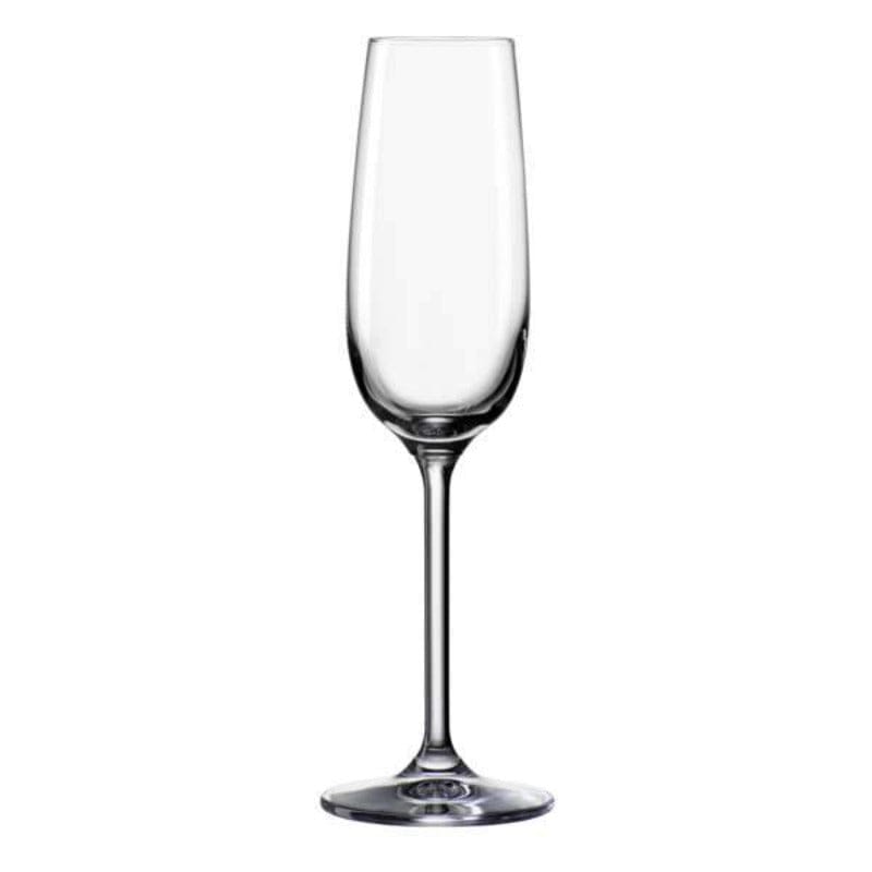 BOHEMIA CRYSTAL GLASS Bohemia Crystal Clara Champagne 190ml Set OF 6 (4783705915481)