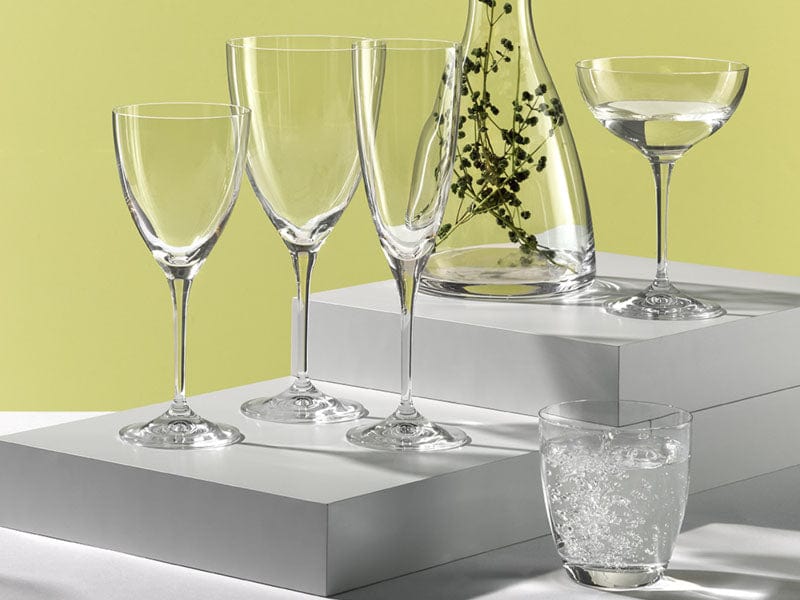 BOHEMIA CRYSTAL GLASS Bohemia Crystal Kate Wine  250ml Set Of 6 (7016659222617)